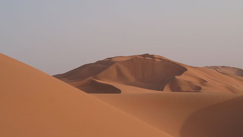 The Oman Empty Quarter - Rub' Al Khalif - red sands