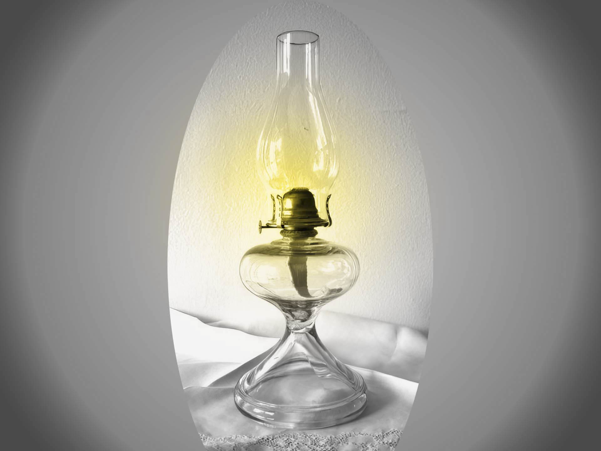 Our winter light, a version of what I (incorrectly) called the "coil-oil lamp"