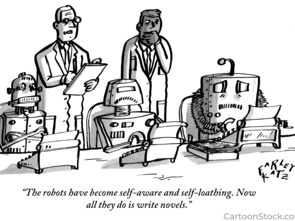 Robots writing novels